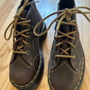 Dr martens church monkey quad crazy horse brown Size 6 NWOB